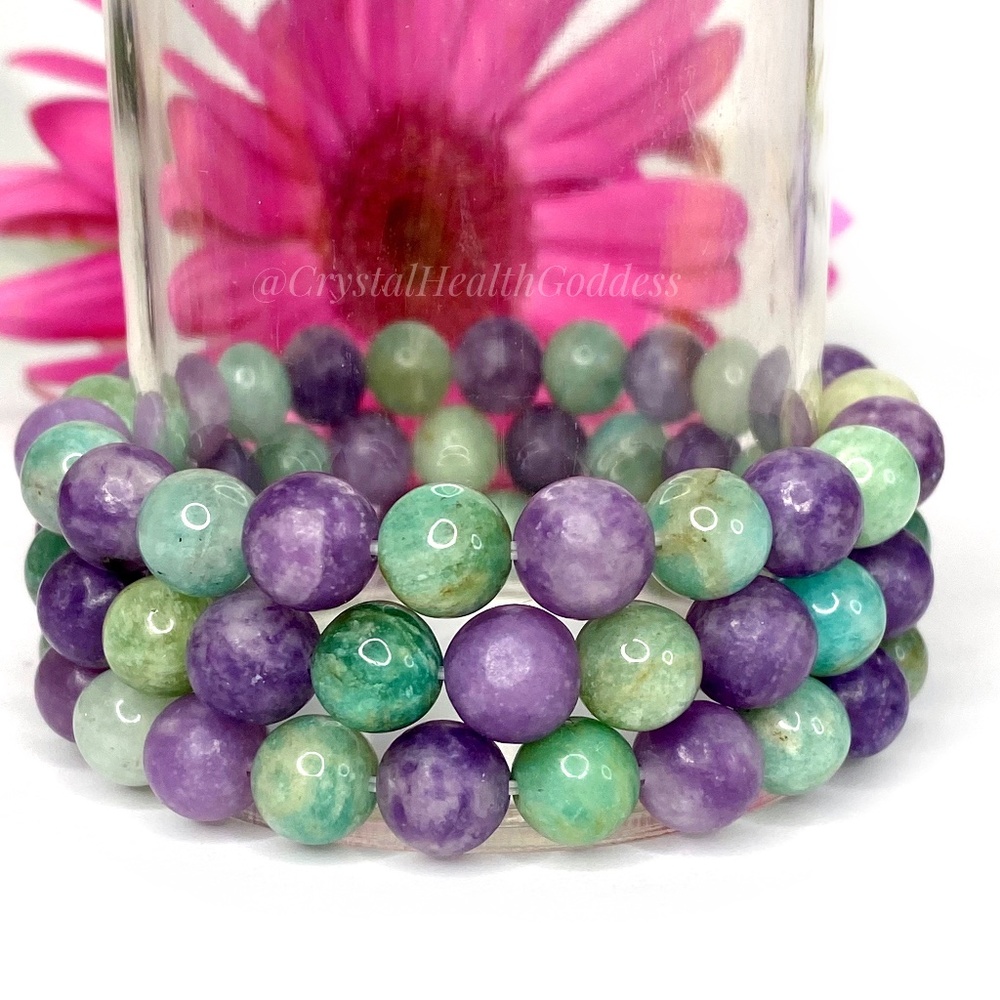 Lepidolite Amazonite Stone Bracelets